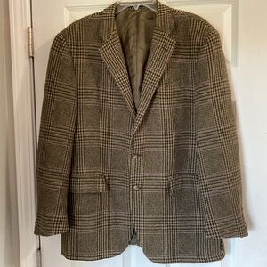 Rare,Vintage,Polo by Ralph Lauren,Made in Italy,Wool,Houndstooth Blazer,42R